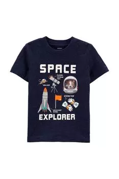 Футболка с принтом Carter's