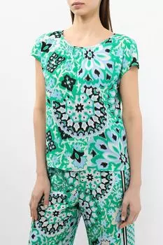 Футболка с принтом Comma