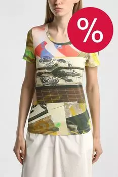 Футболка с принтом Desigual