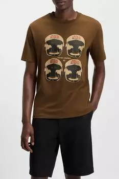 Футболка с принтом HUGO