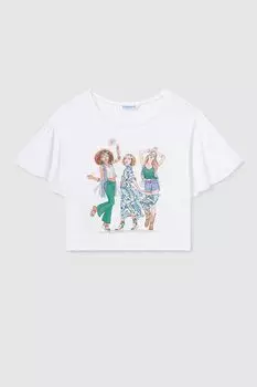 Футболка с принтом Mayoral