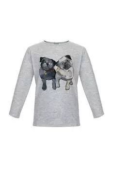 Футболка с принтом Мопсы LISA&LEO