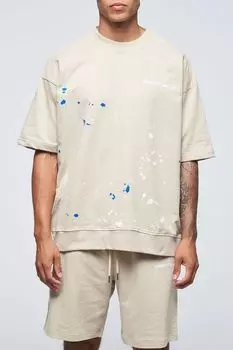 Футболка с принтом оверсайз кроя The Couture Club