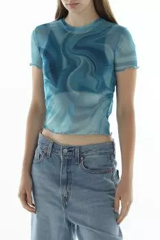 Футболка с принтом укороченная Baby Angel