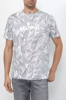 Футболка с растительным принтом Antony Morato