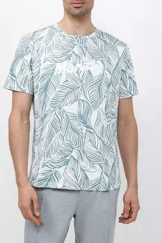 Футболка с растительным принтом Antony Morato