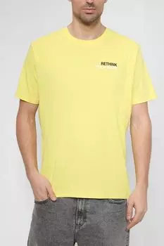 Футболка с текстовым принтом Esprit Casual