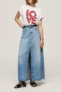 Футболка с текстовым принтом PEPE JEANS