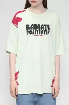 Футболка с текстовым принтом Scotch & Soda