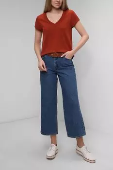 Футболка с V-образным вырезом Only