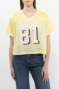 Футболка с v-вырезом Guess Jeans