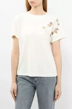 Футболка с вышивкой Auranna