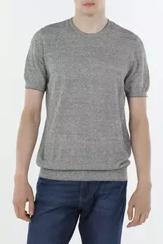 Футболка вязаная с добавлением льна Antony Morato