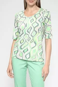 Футболка вязаная с принтом Bianca