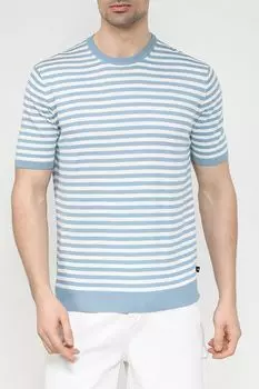 Футболка вязаная в полоску DIGEL