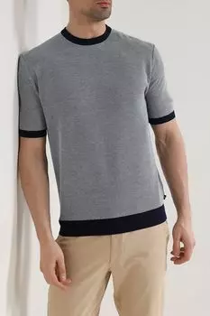 Футболка вязаная в полоску DIGEL