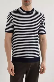 Футболка вязаная в полоску DIGEL