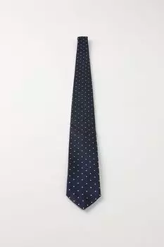 Галстук шелковый с принтом BOSS