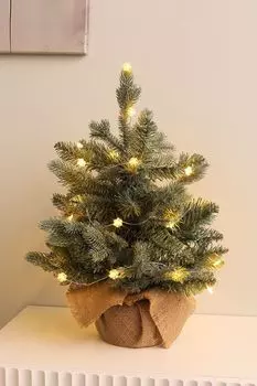 Гирлянда на батарейках Снежинки - теплый свет, 20 ламп Triumph Nord