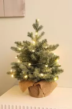 Гирлянда на батарейках Звездочки - теплый белый свет, 30 ламп Triumph Nord