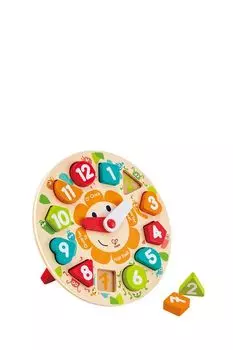 Головоломка-мозаика с часами Hape