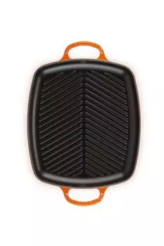 Гриль чугунный прямоугольный с низкими бортиками 30 см Le Creuset