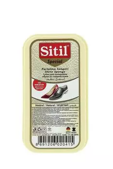 Губка для полировки обуви из гладкой кожи Sitil