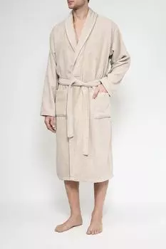 Халат банный хлопковый на поясе Vandyck