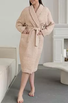 Халат хлопковый на поясе Almando Melado