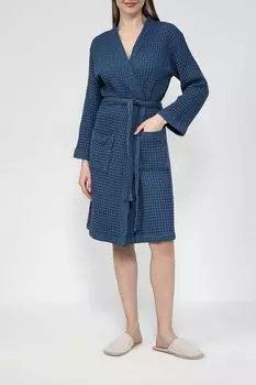 Халат хлопковый на поясе Waffle COINCASA