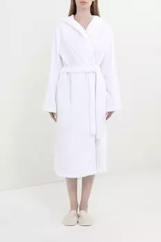 Халат хлопковый с капюшоном 21maison