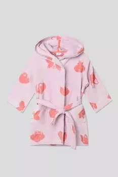 Халат хлопковый с капюшоном Sanetta