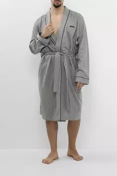 Халат хлопковый с поясом BOSS