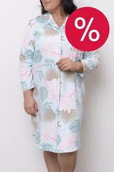 Халат хлопковый с принтом Almando Melado