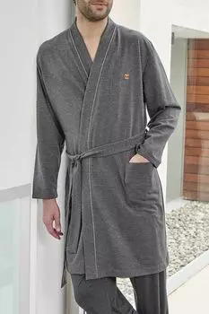 Халат из смесового хлопка Massana