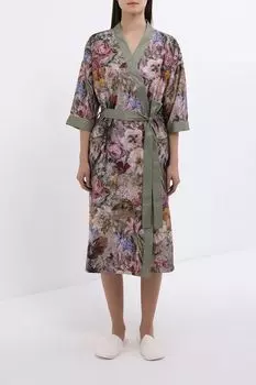 Халат-кимоно с цветочным принтом Beatrice La Prima