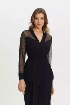 Халат-кимоно с кружевом MARC & ANDRE