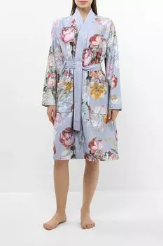 Халат-кимоно с принтом Fleur Vandyck