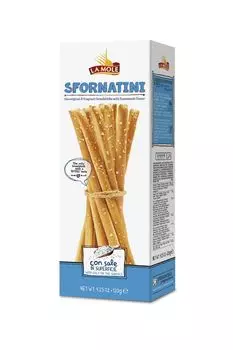 Хлебные палочки Сфорнатини с морской солью La Mole
