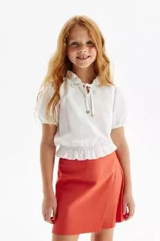 Хлопковая блуза с добавлением льна Silver Spoon Ceremony