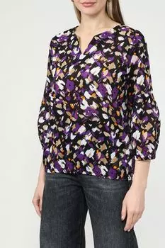 Хлопковая блуза с принтом Gerry Weber