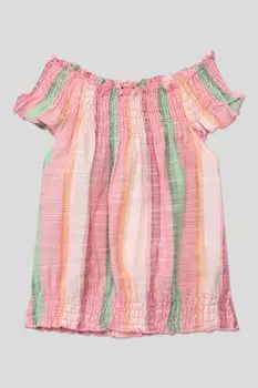 Хлопковая блуза в полоску OVS