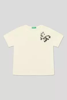 Хлопковая футболка Benetton