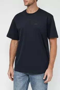 Хлопковая футболка BOSS