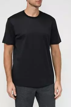 Хлопковая футболка BOSS