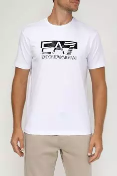 Хлопковая футболка Ea7