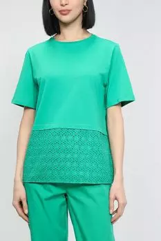 Хлопковая футболка Emme Marella