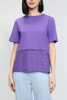 Хлопковая футболка Emme Marella