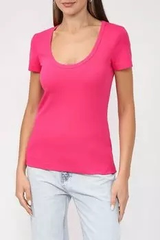 Хлопковая футболка Esprit Edc