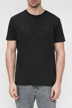 Хлопковая футболка Guess